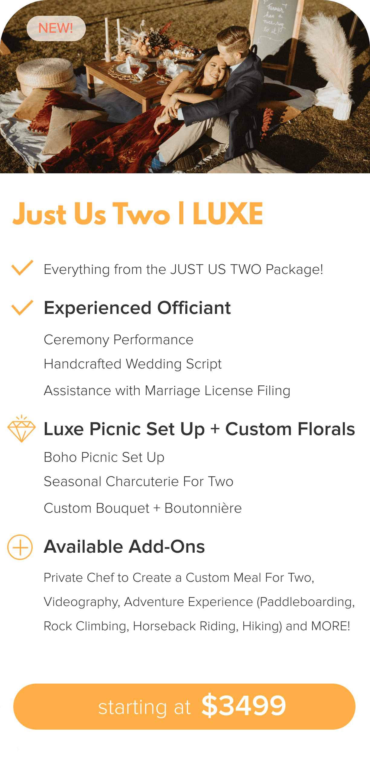 Just Two Lux Package