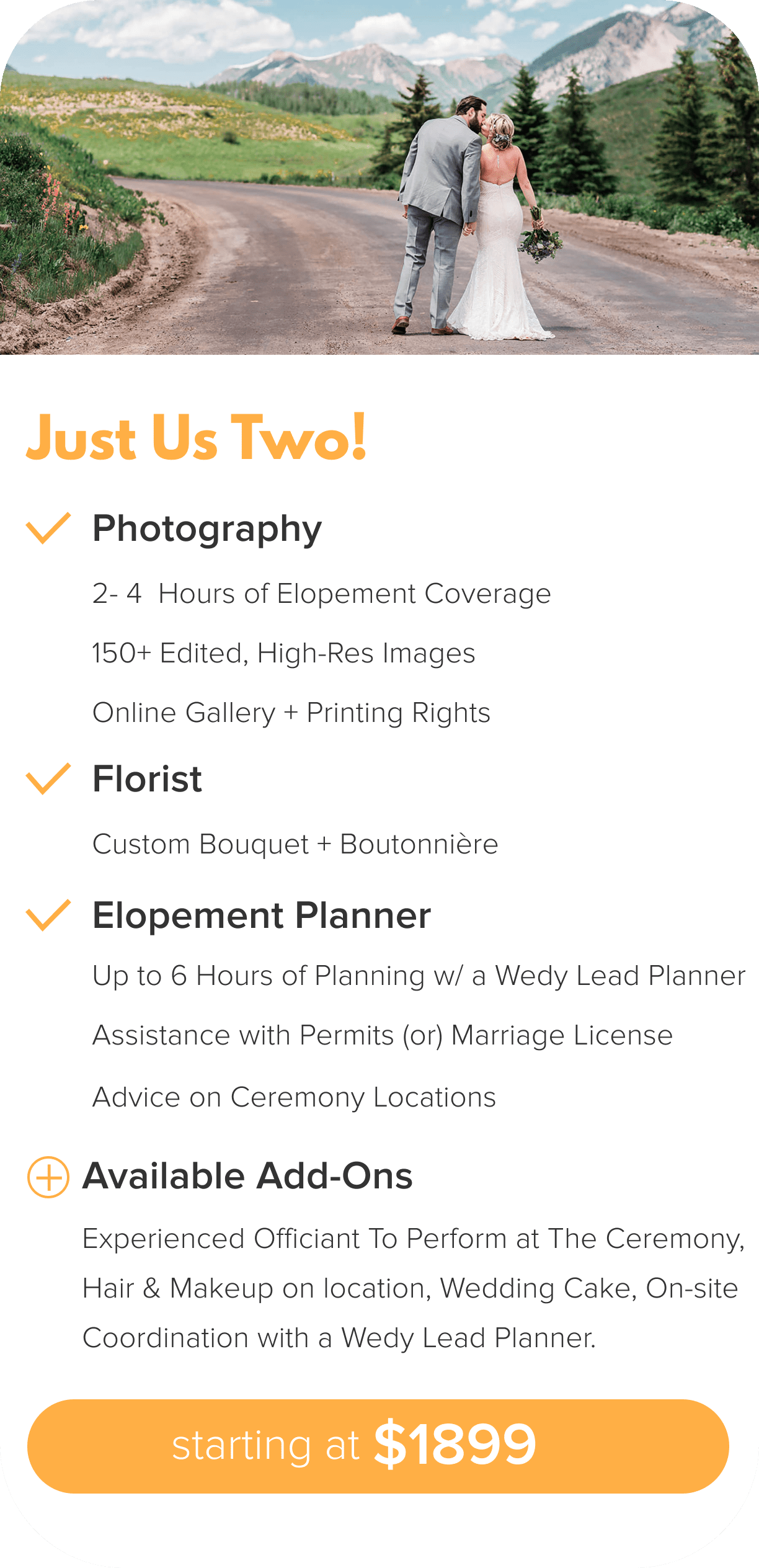 Just Two Lux Package